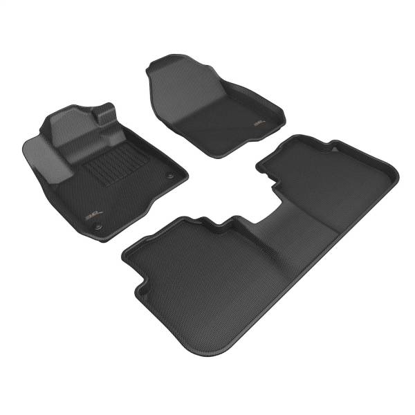 3D MAXpider - 3D MAXpider KAGU Floor Mat (BLACK) compatible with HONDA CR-V 2023-2024 - Full Set