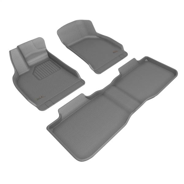 3D MAXpider - 3D MAXpider KAGU Floor Mat (GRAY) compatible with LUCID AIR TOURING / AIR PURE 2022-2024 - Full Set