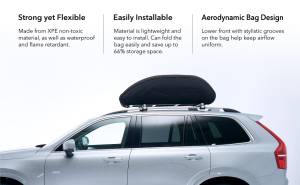 3D MAXpider - 3D CALIFORNIAN FOLDABLE ROOF BAG WITH ALUMINUM BASE FOR VEHICLES WITH ROOF BARS - Image 2