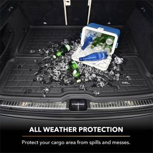 3D MAXpider - 3D MAXpider KAGU Cargo Liner (BLACK) compatible with AUDI A3 (8PA) 2006-2013 - Cargo Liner - Image 3