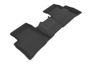 3D MAXpider - 3D MAXpider KAGU Floor Mat (BLACK) compatible with TOYOTA PRIUS/PRIUS PRIME 2016-2022 - Second Row - Image 1