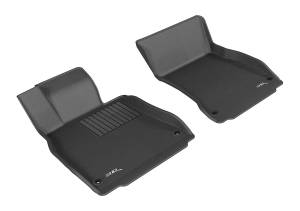 3D MAXpider - 3D MAXpider KAGU Floor Mat (BLACK) compatible with MERCEDES-BENZ S-CLASS/S63/S65 AMG SEDAN 2014-2020 - Front Row - Image 1