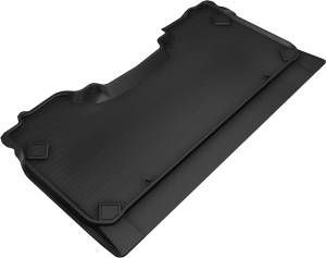 3D MAXpider - 3D MAXpider KAGU Floor Mat (BLACK) compatible with DODGE RAM 1500 CREW CAB 2019-2024 - Second Row - Image 1