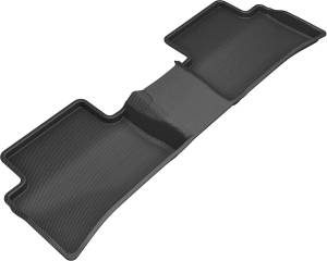 3D MAXpider - 3D MAXpider KAGU Floor Mat (BLACK) compatible with TOYOTA COROLLA HATCHBACK 2019-2024 - Second Row - Image 1