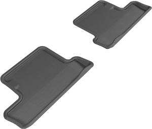 3D MAXpider - 3D MAXpider KAGU Floor Mat (BLACK) compatible with TOYOTA/SUBARU/SCION 86/BRZ/FR-S 2013-2020 - Second Row - Image 1