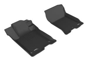 3D MAXpider - 3D MAXpider KAGU Floor Mat (BLACK) compatible with ACURA TLX FWD 2015-2020 - Front Row - Image 1