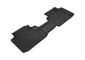 3D MAXpider - 3D MAXpider KAGU Floor Mat (BLACK) compatible with VOLKSWAGEN ATLAS/ATLAS CROSS SPORT 2018-2024 - Second Row - Image 1