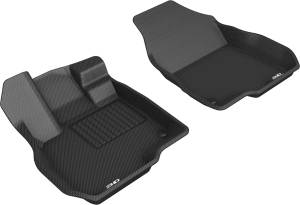 3D MAXpider - 3D MAXpider KAGU Floor Mat (BLACK) compatible with ACURA RDX 2019-2024 - Front Row - Image 1