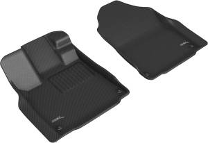 3D MAXpider - 3D MAXpider KAGU Floor Mat (BLACK) compatible with ACURA MDX 2022-2024 - Front Row - Image 1
