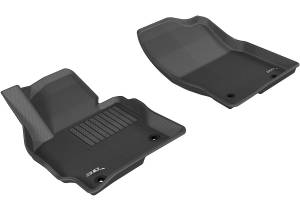 3D MAXpider - 3D MAXpider KAGU Floor Mat (BLACK) compatible with MAZDA CX-5 2013-2016 - Front Row - Image 1