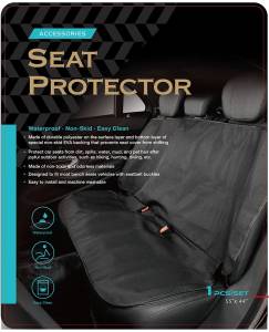3D MAXpider - 3D UNIVERSAL BENCH SEAT DEFENDER BLACK - Image 1