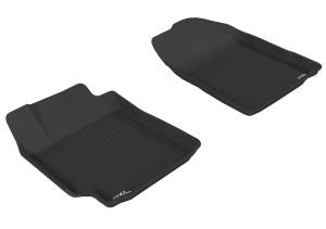 3D MAXpider - 3D MAXpider KAGU Floor Mat (BLACK) compatible with TOYOTA CAMRY 2007-2011 - Front Row - Image 1