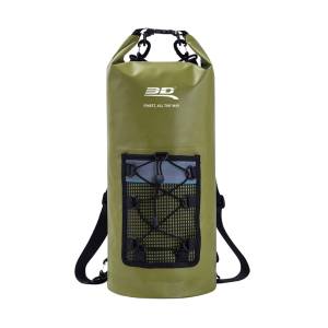 3D MAXpider - 3D ROLL-TOP DRY BAG BACKPACK ARMY GREEN - Image 1
