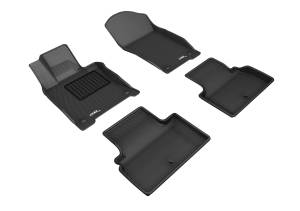 3D MAXpider - 3D MAXpider KAGU Floor Mat (BLACK) compatible with INFINITI Q50 2018-2024 - Full Set - Image 1