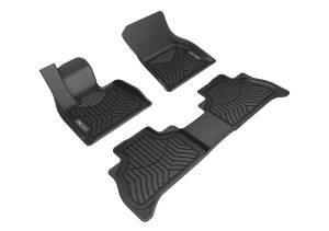 3D MAXpider - 3D MAXpider MAXTRAC Floor Mat (BLACK) compatible with BMW X5 (G05) 2019-2024 - Full Set - Image 1