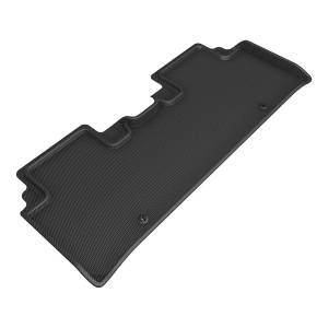 3D MAXpider - 3D MAXpider KAGU Floor Mat (BLACK) compatible with KIA EV6 2022-2024 - Second Row - Image 1