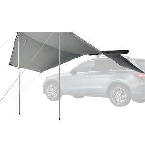 3D MAXpider - 3D LIGHTWEIGHT ROOF TOP SIDE AWNING (2 RETRACTABLE POLES, INSTRUCTION, 8 ROPES, 8 STAKES, 1 PLASTIC HAMMER) - Image 6