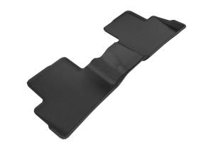 3D MAXpider - 3D MAXpider KAGU Floor Mat (BLACK) compatible with NISSAN ROGUE SPORT 2017-2022 - Second Row - Image 1
