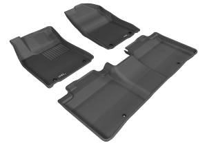 3D MAXpider - 3D MAXpider KAGU Floor Mat (BLACK) compatible with LEXUS ES/ES HYBRID 2013-2018 - Full Set - Image 1