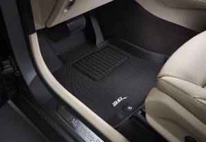 3D MAXpider - 3D MAXpider KAGU Floor Mat (BLACK) compatible with BMW X5/X6 2007-2014 - Front Row - Image 5