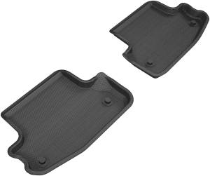 3D MAXpider - 3D MAXpider KAGU Floor Mat (BLACK) compatible with AUDI A5/S5 COUPE/RS5 COUPE 2018-2024 - Second Row - Image 1