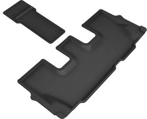 3D MAXpider - 3D MAXpider KAGU Floor Mat (BLACK) compatible with HYUNDAI PALISADE 2020-2024 - Third Row - Image 1