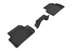 3D MAXpider - 3D MAXpider KAGU Floor Mat (BLACK) compatible with AUDI A4/A4 ALLROAD/S4/A5/S5/RS5 2017-2024 - Second Row - Image 1