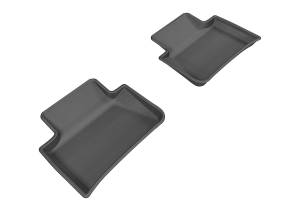 3D MAXpider - 3D MAXpider KAGU Floor Mat (BLACK) compatible with PORSCHE MACAN (95B) 2015-2024 - Second Row - Image 1