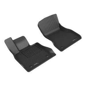 3D MAXpider - 3D MAXpider KAGU Floor Mat (BLACK) compatible with BMW 7 SERIES / i7 (G70) 2023-2024 - Front Row - Image 1