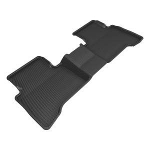 3D MAXpider - 3D MAXpider KAGU Floor Mat (BLACK) compatible with TOYOTA PRIUS 2023-2024 - Second Row - Image 1