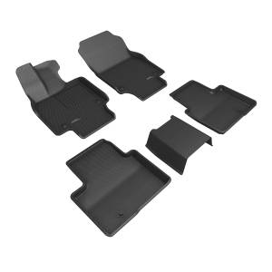 3D MAXpider - 3D MAXpider KAGU Floor Mat (BLACK) compatible with TOYOTA CROWN - Full Set - Image 1