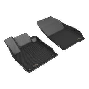 3D MAXpider - 3D MAXpider KAGU Floor Mat (BLACK) compatible with HONDA ACCORD 2023-2024 - Front Row - Image 1
