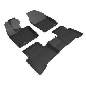 3D MAXpider - 3D MAXpider KAGU Floor Mat (BLACK) compatible with TOYOTA PRIUS 2023-2024 - Full Set - Image 1