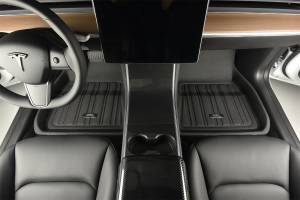 3D MAXpider - 3D MAXpider Elitect Floor Mat (Black) compatible with Tesla Model S 2021-2024 - Full Set - Image 2