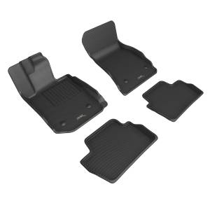 3D MAXpider - 3D MAXpider KAGU Floor Mat (BLACK) compatible with BMW 2 SERIES (G42) 2022-2024 - Full Set - Image 1