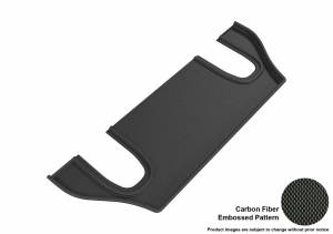 3D MAXpider - 3D MAXpider KAGU Floor Mat (BLACK) compatible with TESLA MODEL X 6-SEAT 2016-2021 - Third Row - Image 1