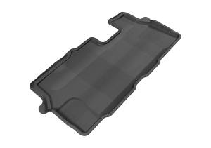 3D MAXpider - 3D MAXpider KAGU Floor Mat (BLACK) compatible with HONDA PILOT 2009-2015 - Third Row - Image 1