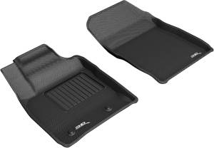 3D MAXpider - 3D MAXpider KAGU Floor Mat (BLACK) compatible with FORD ECOSPORT 2018-2022 - Front Row - Image 1