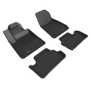 3D MAXpider - 3D MAXpider KAGU Floor Mat (BLACK) compatible with POLESTAR 2 2021-2024 - Full Set - Image 1