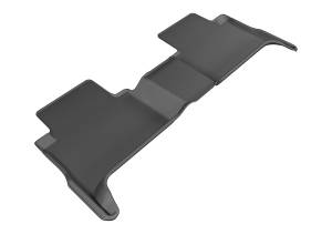 3D MAXpider - 3D MAXpider KAGU Floor Mat (BLACK) compatible with CHEVROLET/GMC COLORADO/CANYON CREW CAB 2015-2022 - Second Row - Image 1