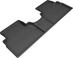 3D MAXpider - 3D MAXpider KAGU Floor Mat (BLACK) compatible with HYUNDAI SANTA FE 2019-2023 - Second Row - Image 1
