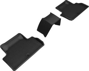 3D MAXpider - 3D MAXpider KAGU Floor Mat (BLACK) compatible with GENESIS G70 2019-2023 - Second Row - Image 1