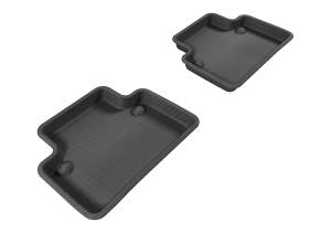 3D MAXpider - 3D MAXpider KAGU Floor Mat (BLACK) compatible with VOLVO S40 2004-2012 - Second Row - Image 1