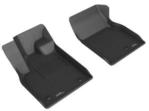 3D MAXpider - 3D MAXpider KAGU Floor Mat (BLACK) compatible with FORD MUSTANG MACH-E 2021-2023 - Front Row - Image 1