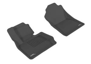 3D MAXpider - 3D MAXpider KAGU Floor Mat (BLACK) compatible with BMW X3 (F25)/X4 (F26) 2011-2018 - Front Row - Image 1