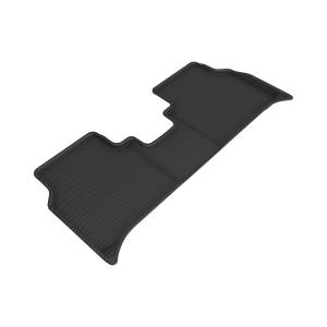 3D MAXpider - 3D MAXpider KAGU Floor Mat (BLACK) compatible with VOLKSWAGEN ID.4 2021-2023 - Second Row - Image 1