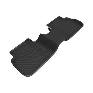 3D MAXpider - 3D MAXpider KAGU Floor Mat (BLACK) compatible with HONDA/ACURA CIVIC/INTEGRA 2022-2024 - Second Row - Image 1