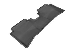 3D MAXpider - 3D MAXpider KAGU Floor Mat (BLACK) compatible with HYUNDAI ACCENT 2012-2017 - Second Row - Image 1