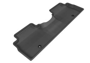 3D MAXpider - 3D MAXpider KAGU Floor Mat (BLACK) compatible with KIA SOUL 2014-2019 - Second Row - Image 1