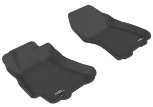 3D MAXpider - 3D MAXpider KAGU Floor Mat (BLACK) compatible with SUBARU LEGACY/OUTBACK 2010-2014 - Front Row - Image 1